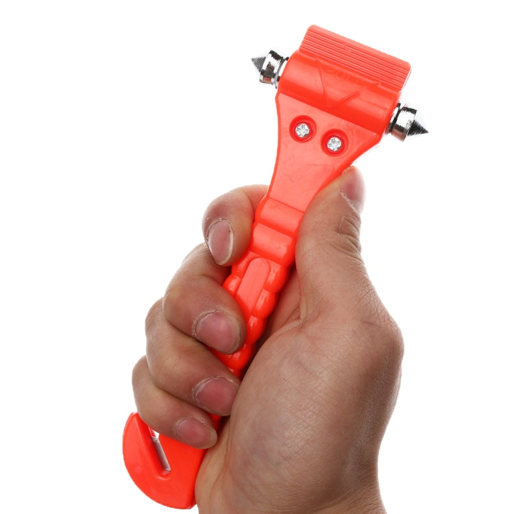 2 in 1 Mini Martello di salvataggio di sicurezza per auto Salvavita Fuga Martello di emergenza Taglierina per cintura di sicurezza Rompivetro per finestre, 2 in 1