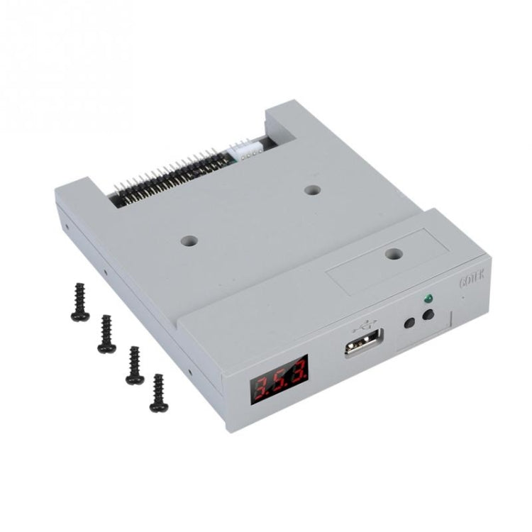 SFR1M44-U100 Emulatore unità floppy USB SSD da 3,5 pollici 1,44 MB Plug and Play, SFR1M44-U100K(Gray)