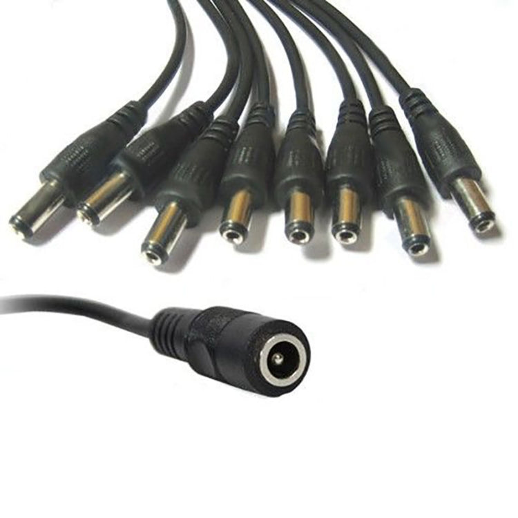 Cavo adattatore sdoppiatore CC 1 a 8 per telecamere CCTV
