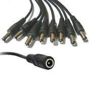 Cavo di alimentazione Cavo adattatore sdoppiatore CC da 1 a 8 per telecamera CCTV di sicurezza