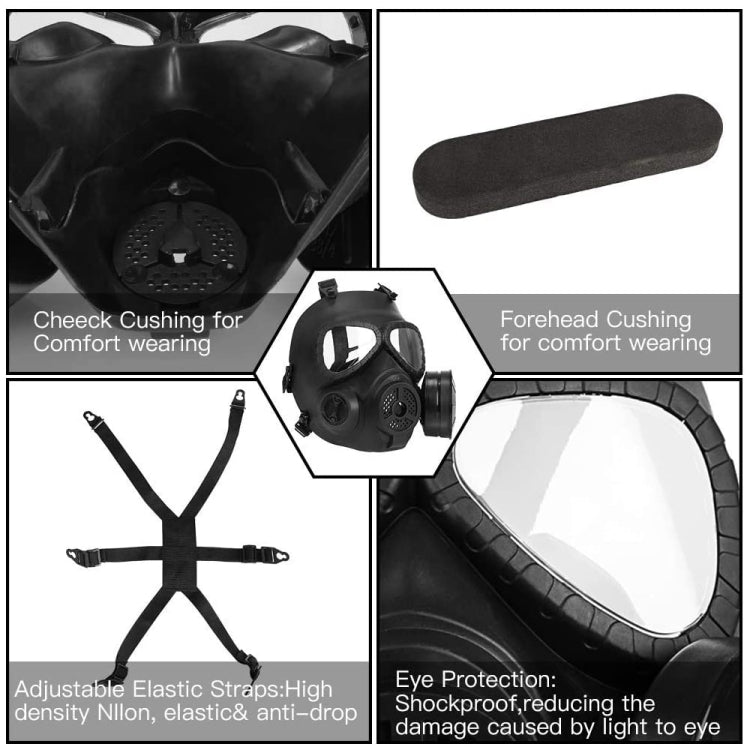 Maschera antigas M04 da utilizzare per competizione tattica maschera antigas fittizia maschera cosplay Wargame