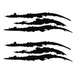 Adesivo riflettente per auto Mostro Scratch Stripe Segni di artigli Decorazione faro auto per auto Decalcomania in vinile Adesivi per auto, Dimensioni: 40X12 cm