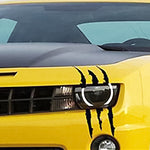 Adesivo riflettente per auto Mostro Scratch Stripe Segni di artigli Decorazione faro auto per auto Decalcomania in vinile Adesivi per auto, Dimensioni: 40X12 cm