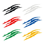 Adesivo riflettente per auto Mostro Scratch Stripe Segni di artigli Decorazione faro auto per auto Decalcomania in vinile Adesivi per auto, Dimensioni: 40X12 cm