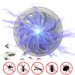 Repellente per zanzare ad energia solare per la casa, insetti, parassiti, lampada a luce UV, per esterni, interni, insetti, zapper, repellente per zanzare, Zapper Repellent