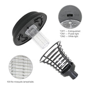 Lampada LED solare repellente zanzare per esterni