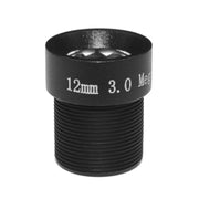 Weesee 3MP 12mm M12 Angolo di visione orizzontale 26,2 gradi, obiettivo CCTV F2.0 fisso Lris IR Board per telecamera di sicurezza HD