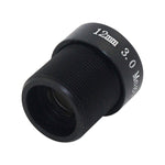 Obiettivo CCTV 3MP 12mm M12 F2.0 per telecamere HD