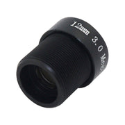 Weesee 3MP 12mm M12 Angolo di visione orizzontale 26,2 gradi, obiettivo CCTV F2.0 fisso Lris IR Board per telecamera di sicurezza HD