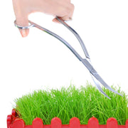 Strumento per erba acquatica Forbici a forma di onda in acciaio inossidabile per acquario Pinzette allungate, Wave Shaped Scissors