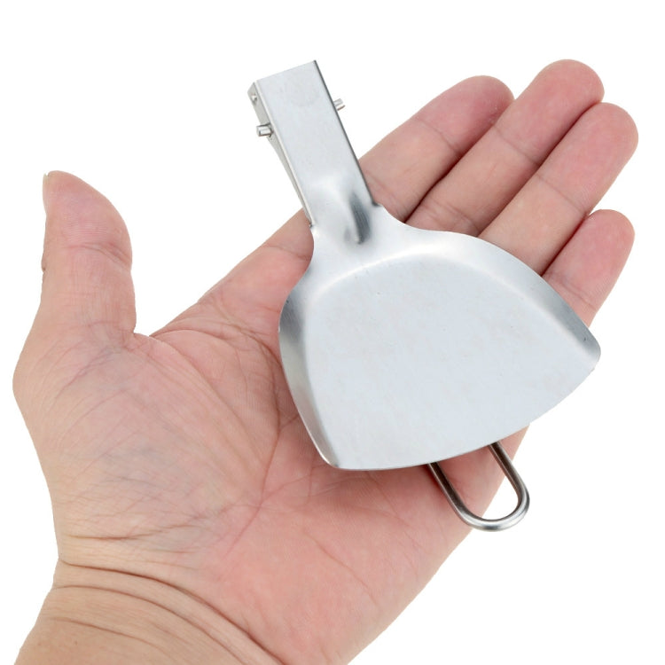 Pala da cucina pieghevole in acciaio inox 13cm