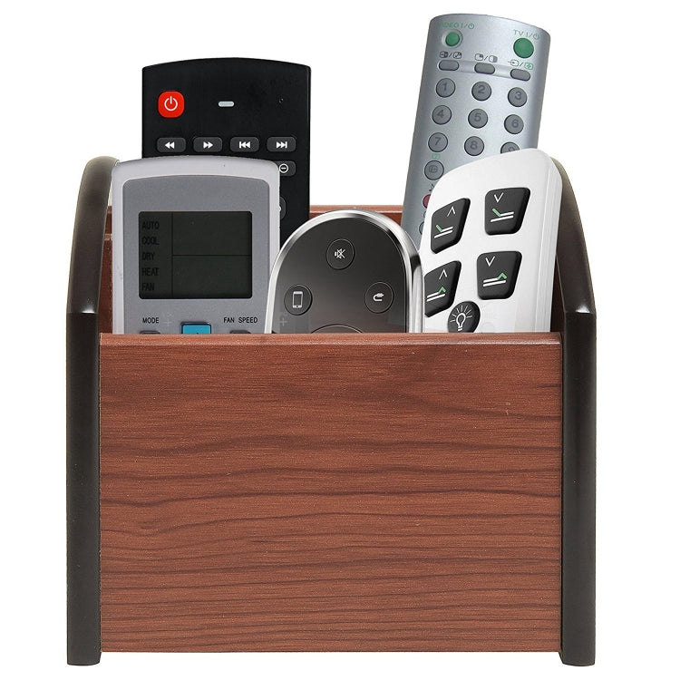 Portapenne in legno con 4 scomparti, Pen Holder
