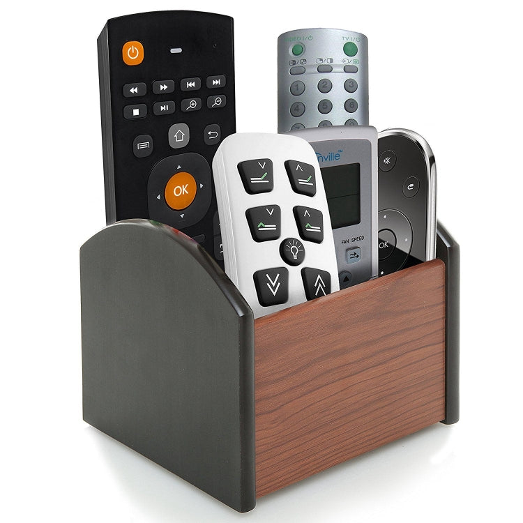 Portapenne in legno con 4 scomparti, Pen Holder