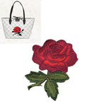 10 adesivi per ricamo serie Rose, adesivi per toppe Cheongsam per abiti fai-da-te