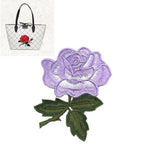 10 adesivi per ricamo serie Rose, adesivi per toppe Cheongsam per abiti fai-da-te