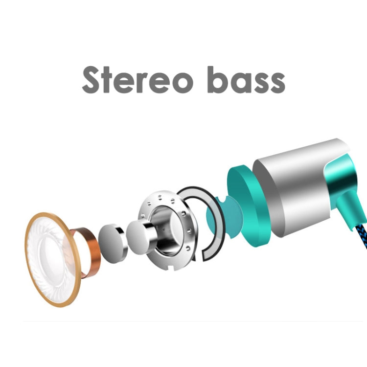 Auricolari in metallo con microfono e super bass