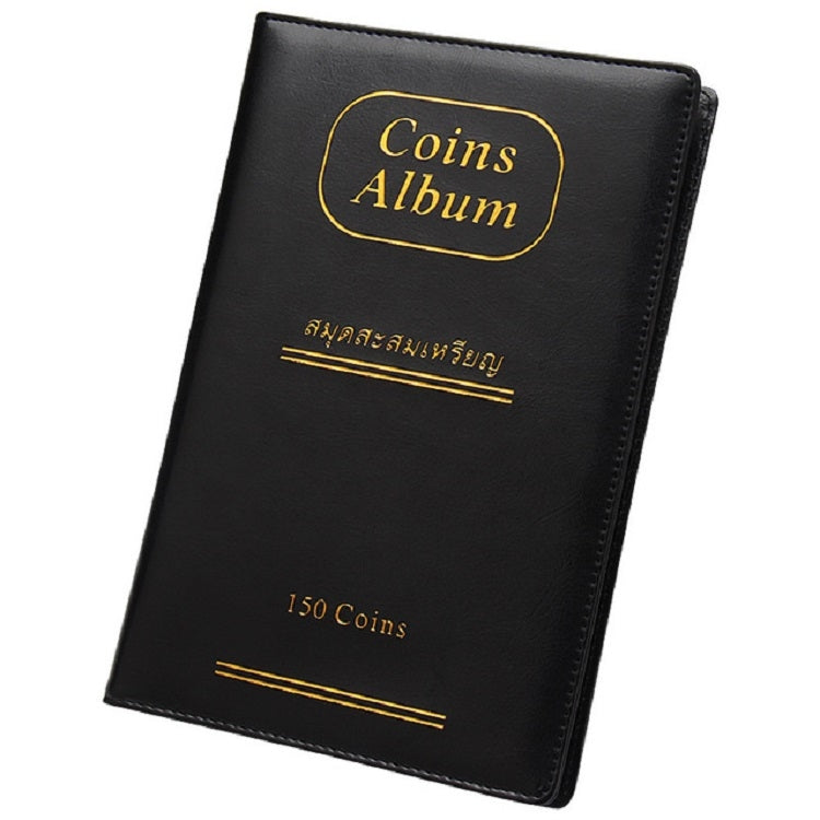 Libro porta album con copertina russa in pelle PU da 150 monete