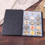 Libro porta album con copertina russa in pelle PU da 150 monete