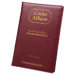 Libro porta album con copertina russa in pelle PU da 150 monete