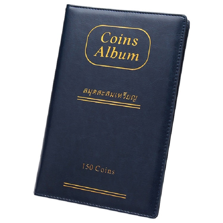 Libro porta album con copertina russa in pelle PU da 150 monete