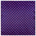 Sciarpa quadrata con motivo a pois da donna primaverili, imitazione seta, piccola sciarpa, 60 x 60cm