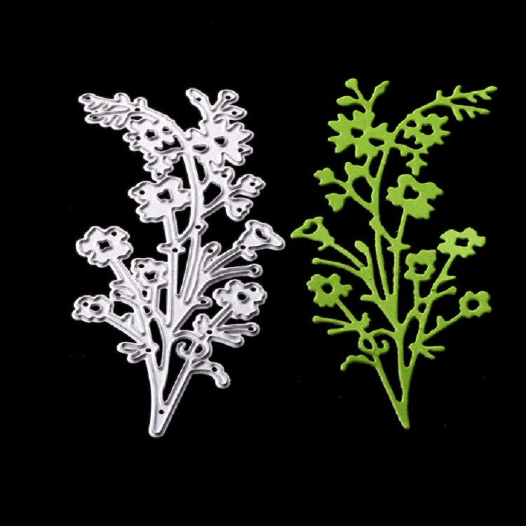 Stampo per decorazione piccoli fiori in acciaio 11x5 cm