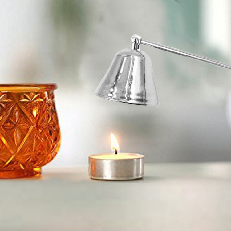 Accessori per candele con maschera per candele in argento cromato brillante, estintore per candele, candele aromatiche, Candle Mask