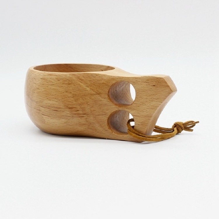 Stoviglie in legno fatte a mano Tazza in legno verde, 101-200ml