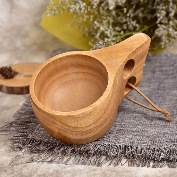 Stoviglie in legno fatte a mano Tazza in legno verde, 101-200ml