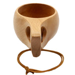 Stoviglie in legno fatte a mano Tazza in legno verde, 101-200ml