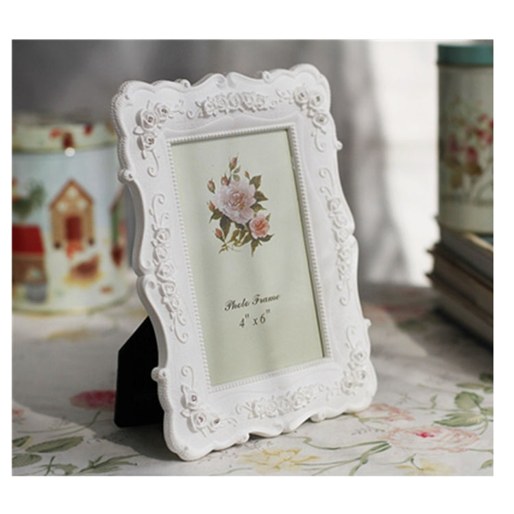 Cornice decorativa intagliata in resina 20x18 cm