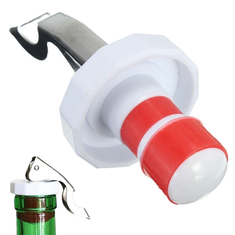 5 pezzi di gadget da cucina in acciaio inossidabile, tappo per vino in silicone, apri birra, Wine Stopper Opener