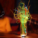 10 cannucce curve in plastica creative, consegna in stile colore casuale, Plastic Curved Straws
