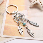 Portachiavi con perline serie Dream Catcher alla moda da 2 pezzi