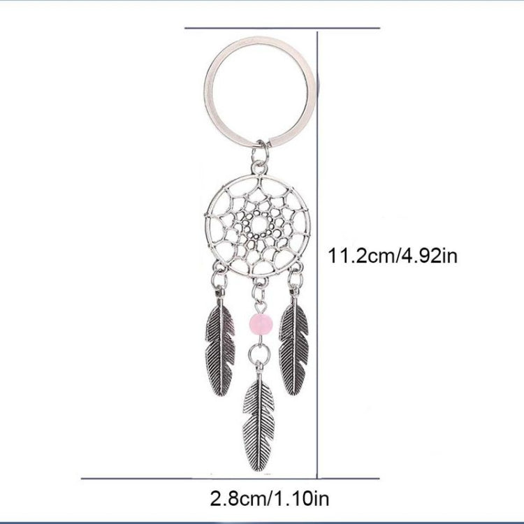 Portachiavi con perline serie Dream Catcher alla moda da 2 pezzi