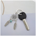 Portachiavi con perline serie Dream Catcher alla moda da 2 pezzi