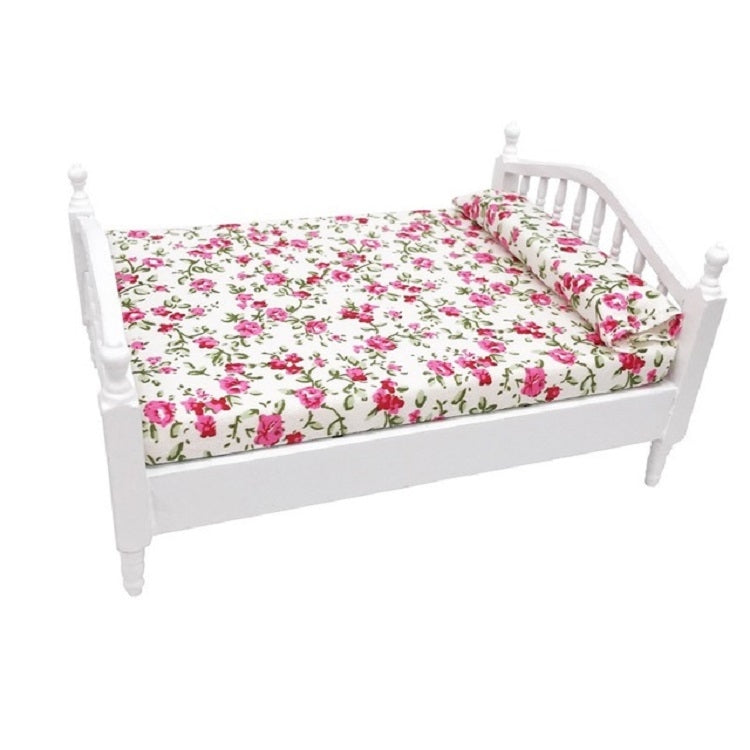 Mini letto per mobili per camera da letto della casa delle bambole 1:12, Mini Bed