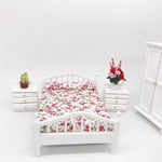 Mini letto per mobili per camera da letto della casa delle bambole 1:12, Mini Bed