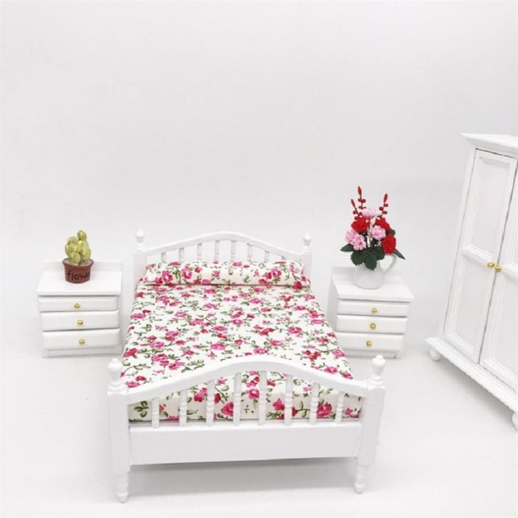 Mini letto per mobili per camera da letto della casa delle bambole 1:12, Mini Bed