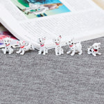 6 pezzi/set casa delle bambole giocattolo in miniatura cucina dalmata soggiorno micro decorazione paesaggistica, 6 PCS / Set Dalmatian