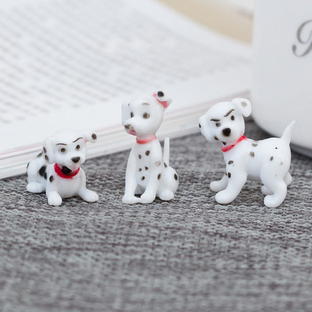 6 pezzi/set casa delle bambole giocattolo in miniatura cucina dalmata soggiorno micro decorazione paesaggistica, 6 PCS / Set Dalmatian