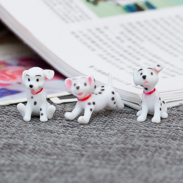6 pezzi/set casa delle bambole giocattolo in miniatura cucina dalmata soggiorno micro decorazione paesaggistica, 6 PCS / Set Dalmatian
