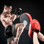 Bersaglio manuale per allenamento di boxe Sanda per arti marziali a forma di arco, Arc Red