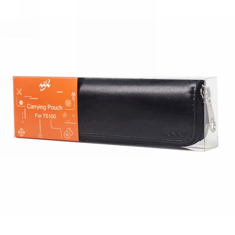 Borsa porta attrezzi portatile in pelle microfibra per ferro elettrico intelligente TS100 (borsa vuota), Microfiber Leather Portable Bag