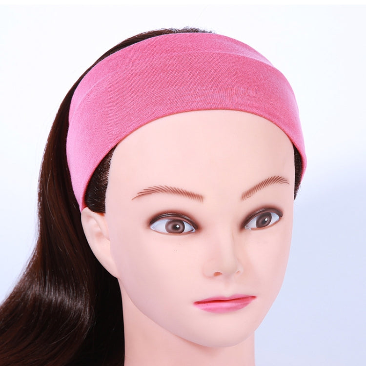 Fascia per capelli per yoga fitness, dimensioni: circa 21 x 7 cm, Fitness Hair Band (Pink), Yoga Fitness Hair Band (Black)
