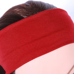 Fascia per capelli per yoga fitness, dimensioni: circa 21 x 7 cm, Fitness Hair Band (Pink), Yoga Fitness Hair Band (Black)