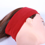 Fascia per capelli per yoga fitness, dimensioni: circa 21 x 7 cm, Fitness Hair Band (Pink), Yoga Fitness Hair Band (Black)