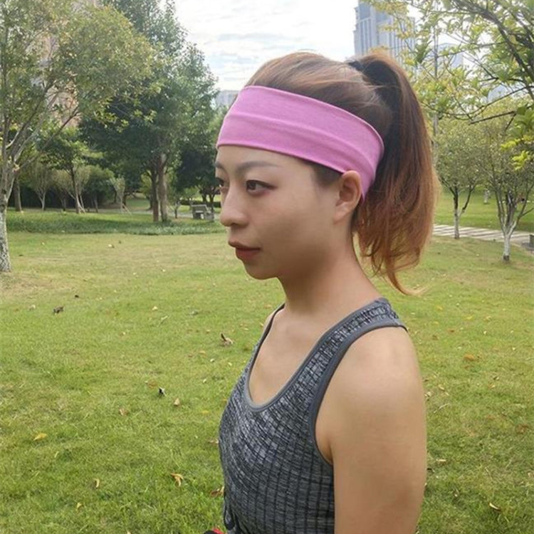 Fascia per capelli per yoga fitness, dimensioni: circa 21 x 7 cm, Fitness Hair Band (Pink), Yoga Fitness Hair Band (Black)