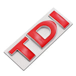 Adesivo per auto con decalcomania emblema distintivo TDI 3D, DIY TDI 3D Badge Emblem