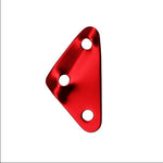 3 PCS Triangolo In Lega di Alluminio Corda Vento Fibbia di Regolazione Fibbia Tenda Baldacchino Fune Antiscivolo Fibbia Accessori